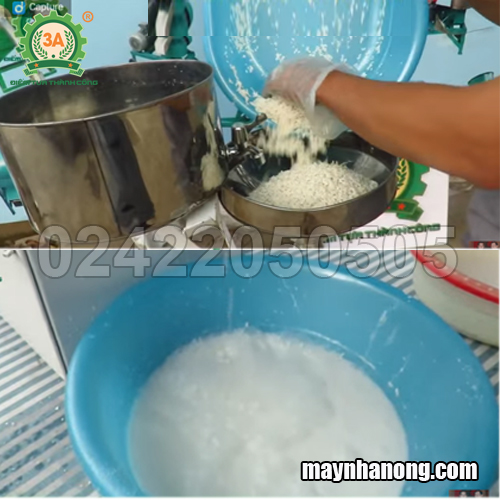 máy nghiền bột gạo nước