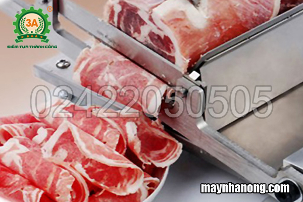 máy cắt thịt đông lạnh